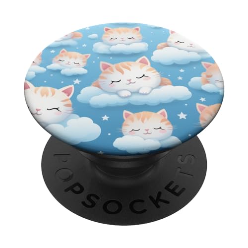 Süße Katze PopSockets mit austauschbarem PopGrip Süße Katze PopSockets mit austauschbarem PopGrip von Cute Cat Design for Cat Owner