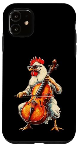Cute Chicken Playing Cello Musician Music Hülle für iPhone 11 Cute Chicken Playing Cello Musician Music Hülle für iPhone 11 von Cute Chicken Playing Cello Apparel