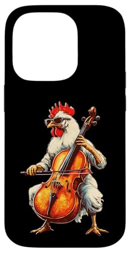Cute Chicken Playing Cello Musician Music Hülle für iPhone 14 Pro Cute Chicken Playing Cello Musician Music Hülle für iPhone 14 Pro von Cute Chicken Playing Cello Apparel