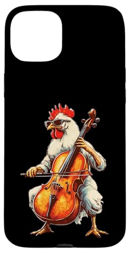 Cute Chicken Playing Cello Musician Music Hülle für iPhone 15 Plus Cute Chicken Playing Cello Musician Music Hülle für iPhone 15 Plus von Cute Chicken Playing Cello Apparel