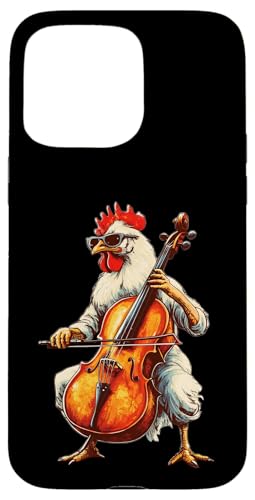 Cute Chicken Playing Cello Musician Music Hülle für iPhone 15 Pro Max Cute Chicken Playing Cello Musician Music Hülle für iPhone 15 Pro Max von Cute Chicken Playing Cello Apparel