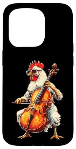 Cute Chicken Playing Cello Musician Music Hülle für iPhone 15 Pro Cute Chicken Playing Cello Musician Music Hülle für iPhone 15 Pro von Cute Chicken Playing Cello Apparel