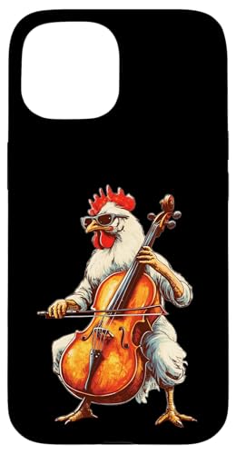 Cute Chicken Playing Cello Musician Music Hülle für iPhone 15 Cute Chicken Playing Cello Musician Music Hülle für iPhone 15 von Cute Chicken Playing Cello Apparel