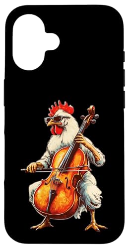 Cute Chicken Playing Cello Musician Music Hülle für iPhone 16 Cute Chicken Playing Cello Musician Music Hülle für iPhone 16 von Cute Chicken Playing Cello Apparel