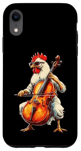 Cute Chicken Playing Cello Musician Music Hülle für iPhone XR Cute Chicken Playing Cello Musician Music Hülle für iPhone XR von Cute Chicken Playing Cello Apparel