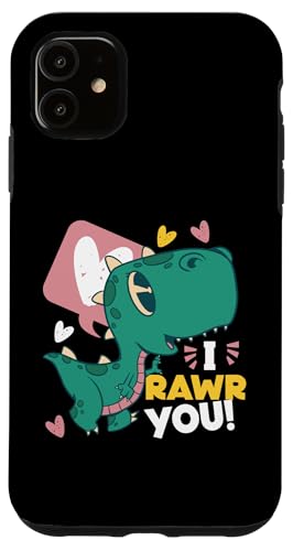 I Rawr You! Niedlicher Dinosaurier für Kinder Hülle für iPhone 11 I Rawr You! Niedlicher Dinosaurier für Kinder Hülle für iPhone 11 von Cute Comic Dinosaur Designs For Kids