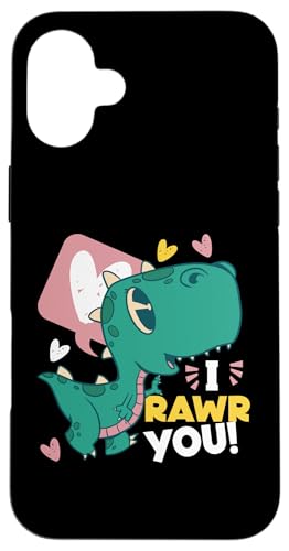 I Rawr You! Niedlicher Dinosaurier für Kinder Hülle für iPhone 16 Plus I Rawr You! Niedlicher Dinosaurier für Kinder Hülle für iPhone 16 Plus von Cute Comic Dinosaur Designs For Kids