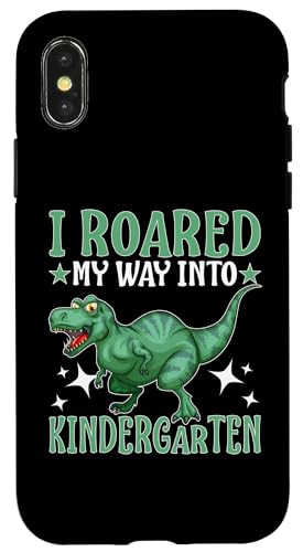 Ich brüllte meinen Weg in den Kindergarten Hülle für iPhone X/XS Ich brüllte meinen Weg in den Kindergarten Hülle für iPhone X/XS von Cute Comic Dinosaur Designs For Kids