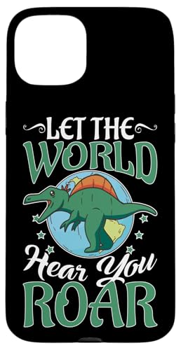 Lass die Welt dich brüllen hören Hülle für iPhone 15 Plus von Cute Comic Dinosaur Designs For Kids