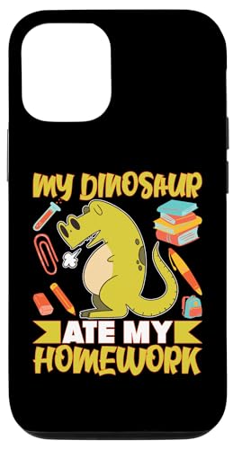 Mein Dinosaurier hat meine Hausaufgaben gegessen Hülle für iPhone 12/12 Pro Mein Dinosaurier hat meine Hausaufgaben gegessen Hülle für iPhone 12/12 Pro von Cute Comic Dinosaur Designs For Kids