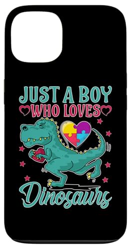 Nur ein Junge, der Dinosaurier liebt Hülle für iPhone 13 Nur ein Junge, der Dinosaurier liebt Hülle für iPhone 13 von Cute Comic Dinosaur Designs For Kids