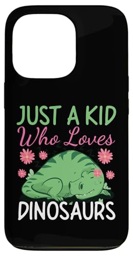 Nur ein Kind, das Dinosaurier liebt Hülle für iPhone 13 Pro Nur ein Kind, das Dinosaurier liebt Hülle für iPhone 13 Pro von Cute Comic Dinosaur Designs For Kids
