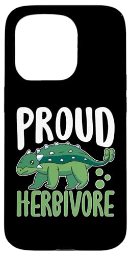 Stolzer Pflanzenfresser Hülle für iPhone 15 Pro von Cute Comic Dinosaur Designs For Kids