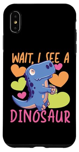 Warte, ich sehe einen Dinosaurier Hülle für iPhone XS Max Warte, ich sehe einen Dinosaurier Hülle für iPhone XS Max von Cute Comic Dinosaur Designs For Kids