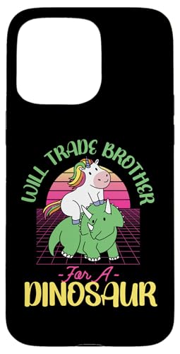 Will Trade Brother For A Dinosaurier Hülle für iPhone 15 Pro Max von Cute Comic Dinosaur Designs For Kids