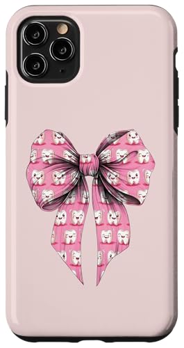 Coquette Bow Dental Assistant Dental Hygienist Zahnarzt Zahn Hülle für iPhone 11 Pro Max Coquette Bow Dental Assistant Dental Hygienist Zahnarzt Zahn Hülle für iPhone 11 Pro Max von Cute Coquette Dental Nurse Hygienist Dentist Gifts