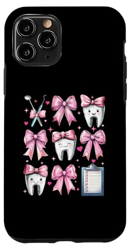 Coquette Bow Dental Assistant Dental Hygienist Zahnarzt Zahn Hülle für iPhone 11 Pro Coquette Bow Dental Assistant Dental Hygienist Zahnarzt Zahn Hülle für iPhone 11 Pro von Cute Coquette Dental Nurse Hygienist Dentist Gifts