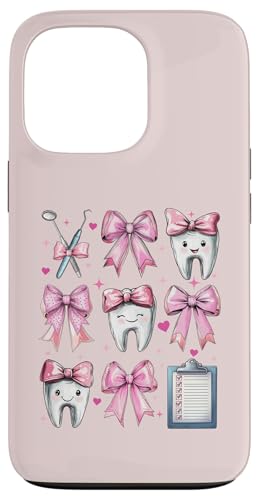 Coquette Bow Dental Assistant Dental Hygienist Zahnarzt Zahn Hülle für iPhone 13 Pro Coquette Bow Dental Assistant Dental Hygienist Zahnarzt Zahn Hülle für iPhone 13 Pro von Cute Coquette Dental Nurse Hygienist Dentist Gifts