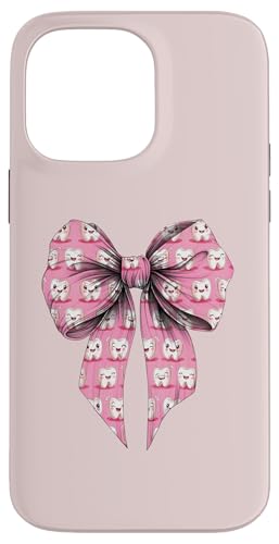 Coquette Bow Dental Assistant Dental Hygienist Zahnarzt Zahn Hülle für iPhone 14 Pro Max von Cute Coquette Dental Nurse Hygienist Dentist Gifts