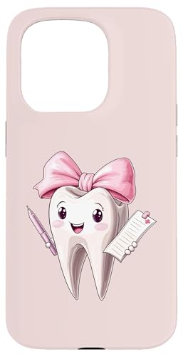 Coquette Bow Dental Assistant Dental Hygienist Zahnarzt Zahn Hülle für iPhone 15 Pro Coquette Bow Dental Assistant Dental Hygienist Zahnarzt Zahn Hülle für iPhone 15 Pro von Cute Coquette Dental Nurse Hygienist Dentist Gifts