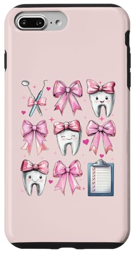 Coquette Bow Dental Assistant Dental Hygienist Zahnarzt Zahn Hülle für iPhone 7 Plus/8 Plus Coquette Bow Dental Assistant Dental Hygienist Zahnarzt Zahn Hülle für iPhone 7 Plus/8 Plus von Cute Coquette Dental Nurse Hygienist Dentist Gifts