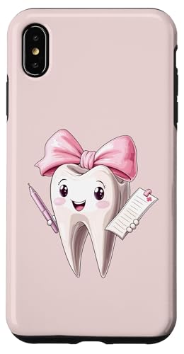Coquette Bow Dental Assistant Dental Hygienist Zahnarzt Zahn Hülle für iPhone XS Max Coquette Bow Dental Assistant Dental Hygienist Zahnarzt Zahn Hülle für iPhone XS Max von Cute Coquette Dental Nurse Hygienist Dentist Gifts