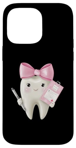 Coquette Bow Dental Hygieniker Dental Assistant Zahnarzt Zahn Hülle für iPhone 14 Pro Max von Cute Coquette Dental Nurse Hygienist Dentist Gifts