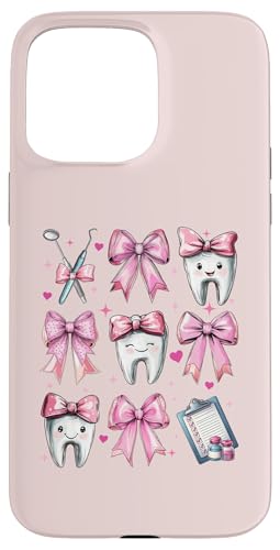 Coquette Bow Dental Hygieniker Dental Assistant Zahnarzt Zahn Hülle für iPhone 15 Pro Max Coquette Bow Dental Hygieniker Dental Assistant Zahnarzt Zahn Hülle für iPhone 15 Pro Max von Cute Coquette Dental Nurse Hygienist Dentist Gifts