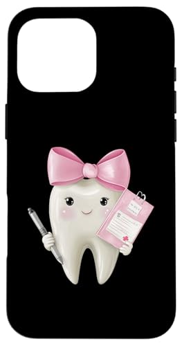 Coquette Bow Dental Hygieniker Dental Assistant Zahnarzt Zahn Hülle für iPhone 16 Pro Max Coquette Bow Dental Hygieniker Dental Assistant Zahnarzt Zahn Hülle für iPhone 16 Pro Max von Cute Coquette Dental Nurse Hygienist Dentist Gifts