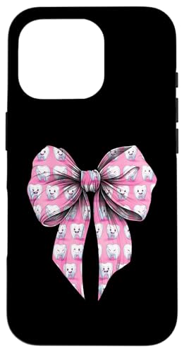 Coquette Bow Dental Hygieniker Dental Assistant Zahnarzt Zahn Hülle für iPhone 16 Pro Coquette Bow Dental Hygieniker Dental Assistant Zahnarzt Zahn Hülle für iPhone 16 Pro von Cute Coquette Dental Nurse Hygienist Dentist Gifts