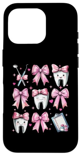 Coquette Bow Dental Hygieniker Dental Assistant Zahnarzt Zahn Hülle für iPhone 16 Pro Coquette Bow Dental Hygieniker Dental Assistant Zahnarzt Zahn Hülle für iPhone 16 Pro von Cute Coquette Dental Nurse Hygienist Dentist Gifts