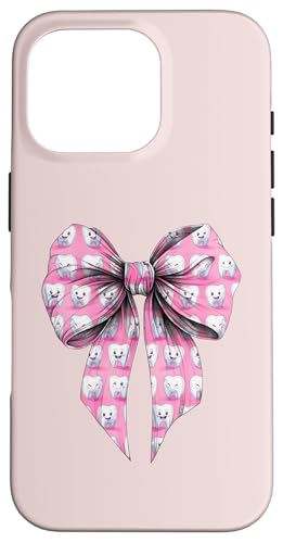 Coquette Bow Dental Hygieniker Dental Assistant Zahnarzt Zahn Hülle für iPhone 16 Pro Coquette Bow Dental Hygieniker Dental Assistant Zahnarzt Zahn Hülle für iPhone 16 Pro von Cute Coquette Dental Nurse Hygienist Dentist Gifts