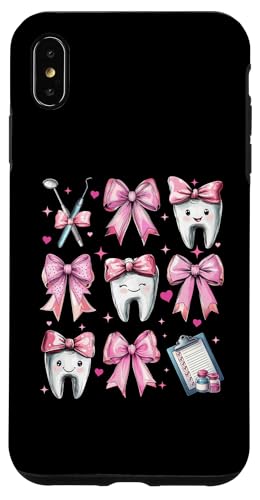 Coquette Bow Dental Hygieniker Dental Assistant Zahnarzt Zahn Hülle für iPhone XS Max Coquette Bow Dental Hygieniker Dental Assistant Zahnarzt Zahn Hülle für iPhone XS Max von Cute Coquette Dental Nurse Hygienist Dentist Gifts