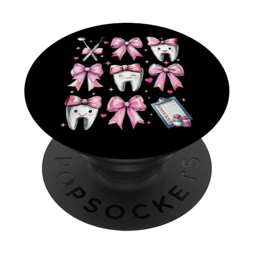 Coquette Bow Dental Hygieniker Dental Assistant Zahnarzt Zahn PopSockets Klebender PopGrip Coquette Bow Dental Hygieniker Dental Assistant Zahnarzt Zahn PopSockets Klebender PopGrip von Cute Coquette Dental Nurse Hygienist Dentist Gifts