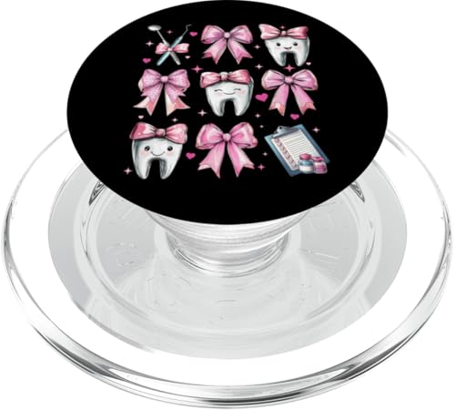 Coquette Bow Dental Hygieniker Dental Assistant Zahnarzt Zahn PopSockets PopGrip für MagSafe Coquette Bow Dental Hygieniker Dental Assistant Zahnarzt Zahn PopSockets PopGrip für MagSafe von Cute Coquette Dental Nurse Hygienist Dentist Gifts
