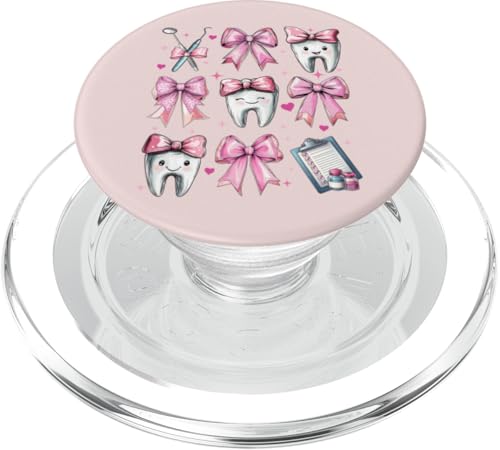 Coquette Bow Dental Hygieniker Dental Assistant Zahnarzt Zahn PopSockets PopGrip für MagSafe Coquette Bow Dental Hygieniker Dental Assistant Zahnarzt Zahn PopSockets PopGrip für MagSafe von Cute Coquette Dental Nurse Hygienist Dentist Gifts