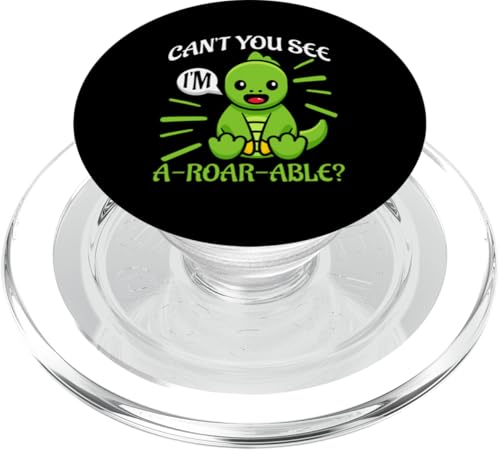 Can't You See I'm A-Roar-Able? Dinosaurier PopSockets PopGrip für MagSafe von Cute Dinosaur Family Outfits For Kids