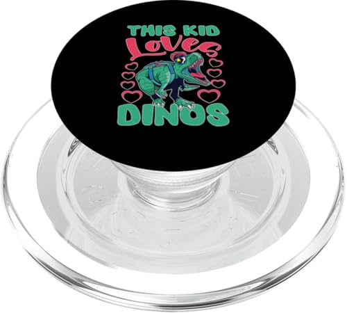 Dieses Kind liebt Dinos für Mädchen und Jungen PopSockets PopGrip für MagSafe Dieses Kind liebt Dinos für Mädchen und Jungen PopSockets PopGrip für MagSafe von Cute Dinosaur Family Outfits For Kids