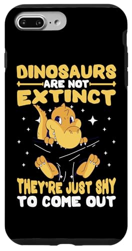 Dinosaurier sind nicht ausgestorben, sie sind nur schüchtern, herauszukommen Hülle für iPhone 7 Plus/8 Plus Dinosaurier sind nicht ausgestorben, sie sind nur schüchtern, herauszukommen Hülle für iPhone 7 Plus/8 Plus von Cute Dinosaur Family Outfits For Kids