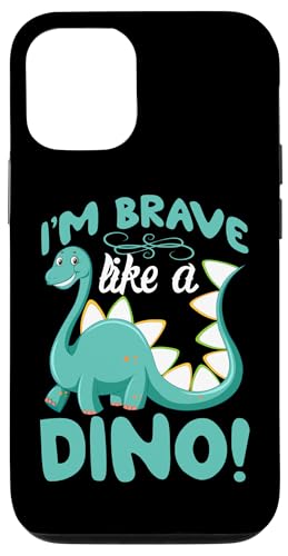 I'm Brave Like A Dino! Dinosaurier Hülle für iPhone 12/12 Pro von Cute Dinosaur Family Outfits For Kids