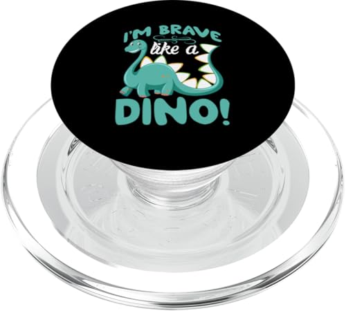 I'm Brave Like A Dino! Dinosaurier PopSockets PopGrip für MagSafe I'm Brave Like A Dino! Dinosaurier PopSockets PopGrip für MagSafe von Cute Dinosaur Family Outfits For Kids