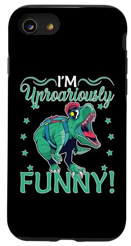 I'm Uproariously Funny! Dinosaurier für die Schule Hülle für iPhone SE (2020) / 7 / 8 von Cute Dinosaur Family Outfits For Kids