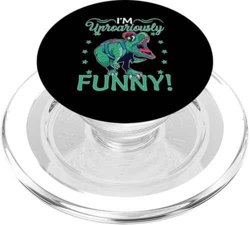 I'm Uproariously Funny! Dinosaurier für die Schule PopSockets PopGrip für MagSafe I'm Uproariously Funny! Dinosaurier für die Schule PopSockets PopGrip für MagSafe von Cute Dinosaur Family Outfits For Kids