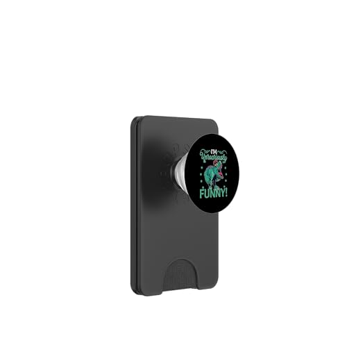 I'm Uproariously Funny! Dinosaurier für die Schule PopSockets PopWallet für MagSafe von Cute Dinosaur Family Outfits For Kids