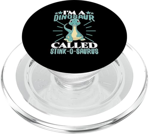 Ich bin ein Dinosaurier namens Stink-o-Saurus für Kinder PopSockets PopGrip für MagSafe Ich bin ein Dinosaurier namens Stink-o-Saurus für Kinder PopSockets PopGrip für MagSafe von Cute Dinosaur Family Outfits For Kids