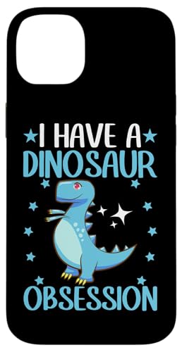 Ich habe eine Dinosaurier-Obsession, Dino Hülle für iPhone 14 Plus von Cute Dinosaur Family Outfits For Kids