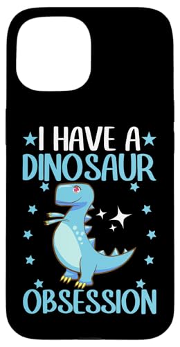 Ich habe eine Dinosaurier-Obsession, Dino Hülle für iPhone 15 Ich habe eine Dinosaurier-Obsession, Dino Hülle für iPhone 15 von Cute Dinosaur Family Outfits For Kids