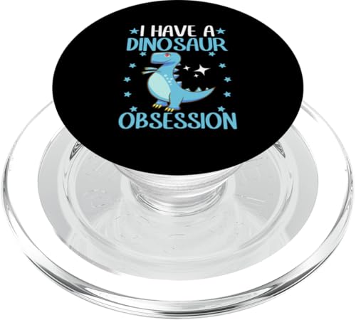 Ich habe eine Dinosaurier-Obsession, Dino PopSockets PopGrip für MagSafe Ich habe eine Dinosaurier-Obsession, Dino PopSockets PopGrip für MagSafe von Cute Dinosaur Family Outfits For Kids