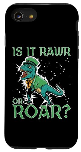 Ist es Rawr oder Brüllen? Dinosaurier für Kinder Hülle für iPhone SE (2020) / 7 / 8 von Cute Dinosaur Family Outfits For Kids