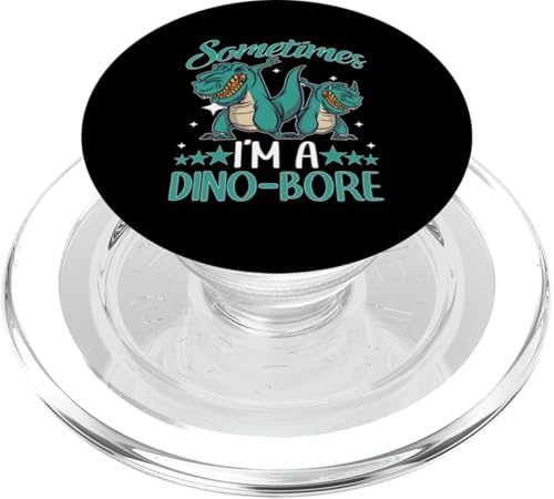 Manchmal bin ich ein Dinosaurier mit Dinosaurier PopSockets PopGrip für MagSafe von Cute Dinosaur Family Outfits For Kids